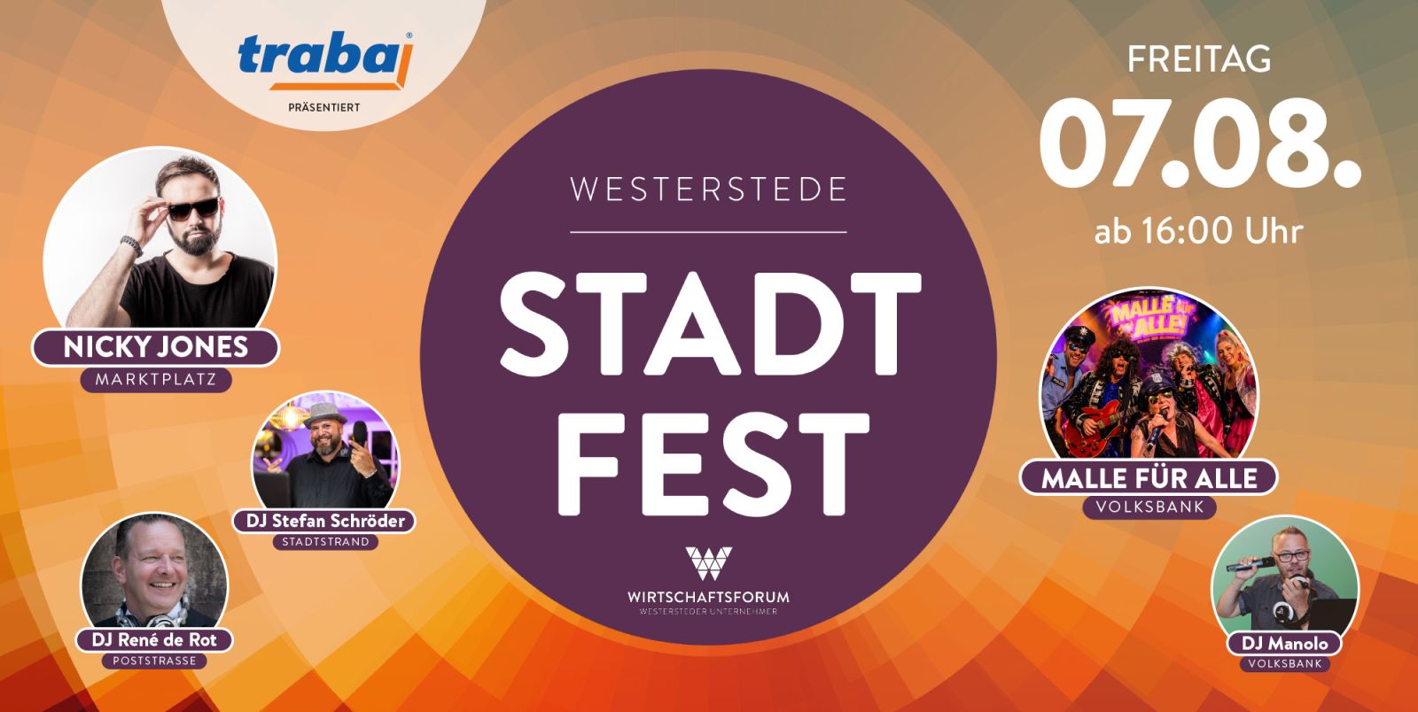 Plakat Stadtfest Westerstede 2026